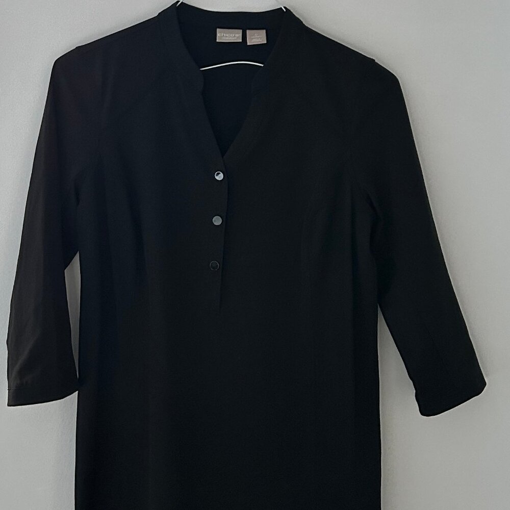 CHICO'S Zenergy Black Dress Chico's Size 0 (S) US Size 4 Excellent Condition